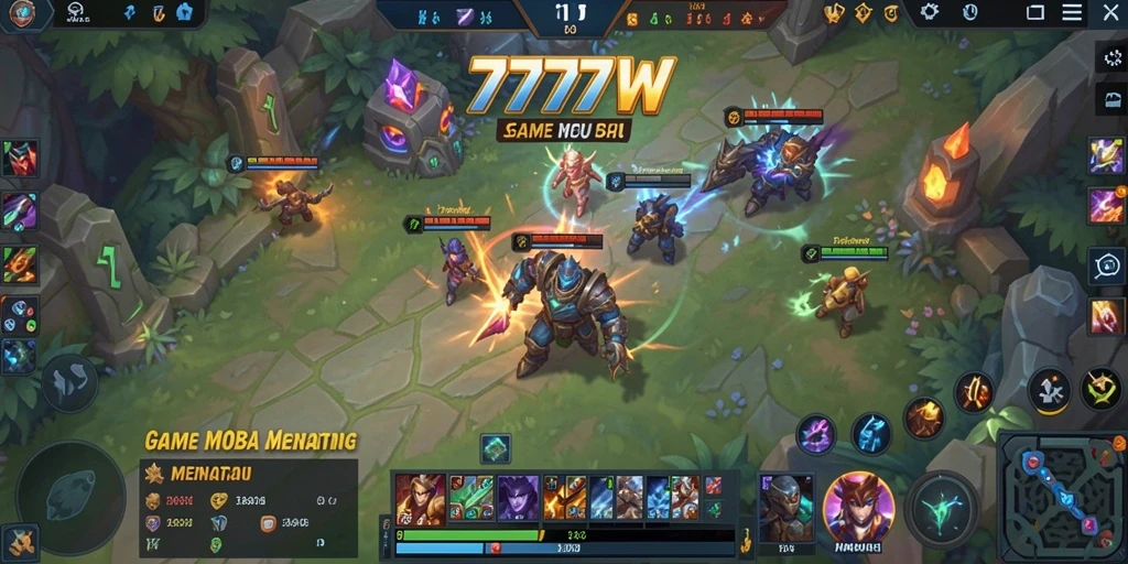 Screenshot menampilkan pertarungan seru di dalam <strong>7777W</strong>.
