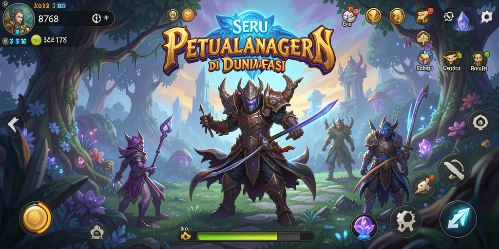 Gameplay seru dan tantangan mendebarkan dalam 8768.