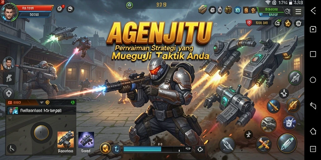 Tampilan gameplay AGENJITU yang menarik dan menegangkan.