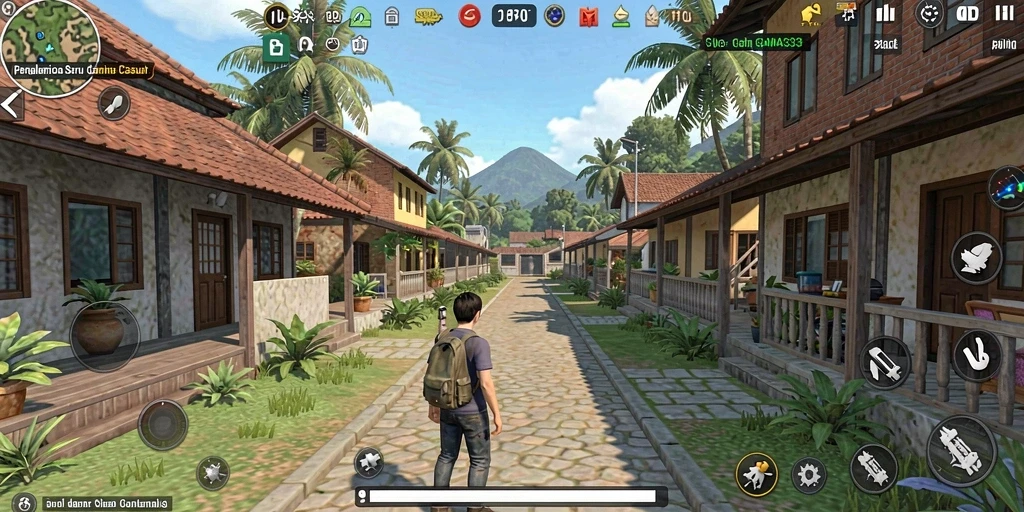 Tampilan gameplay seru dalam GANAS33 yang menampilkan tantangan.