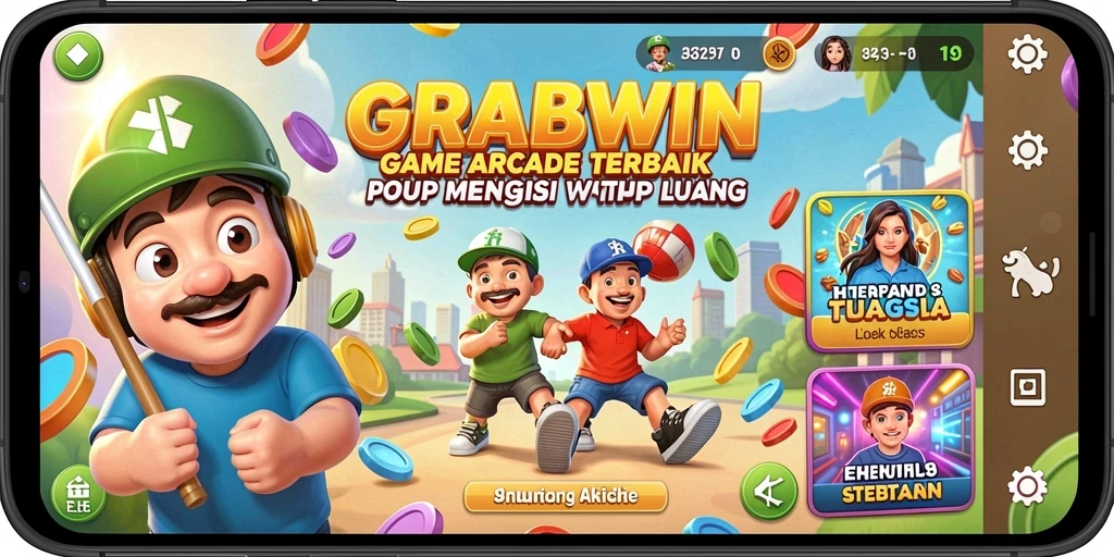Tampilan seru gameplay GRABWIN yang mengasyikkan.