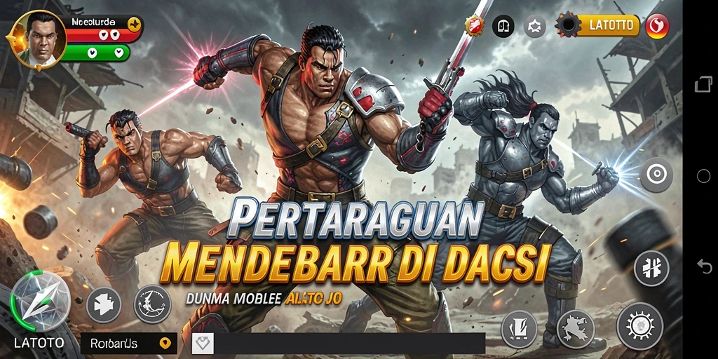 Screenshot LATOTO menunjukkan aksi seru dan tantangan berlevel tinggi.