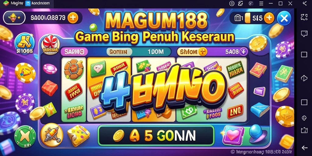 Screenshot gameplay seru dari MAGNUM188 saat bermain Bingo.