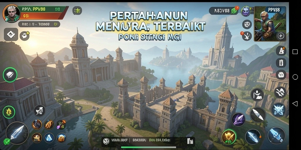 Screenshot PPV88 menampilkan aksi seru dalam permainan Tower Defense.