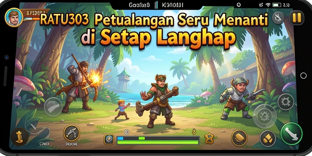 Tampilan gameplay yang menarik dari RATU303 dengan petualangan seru.
