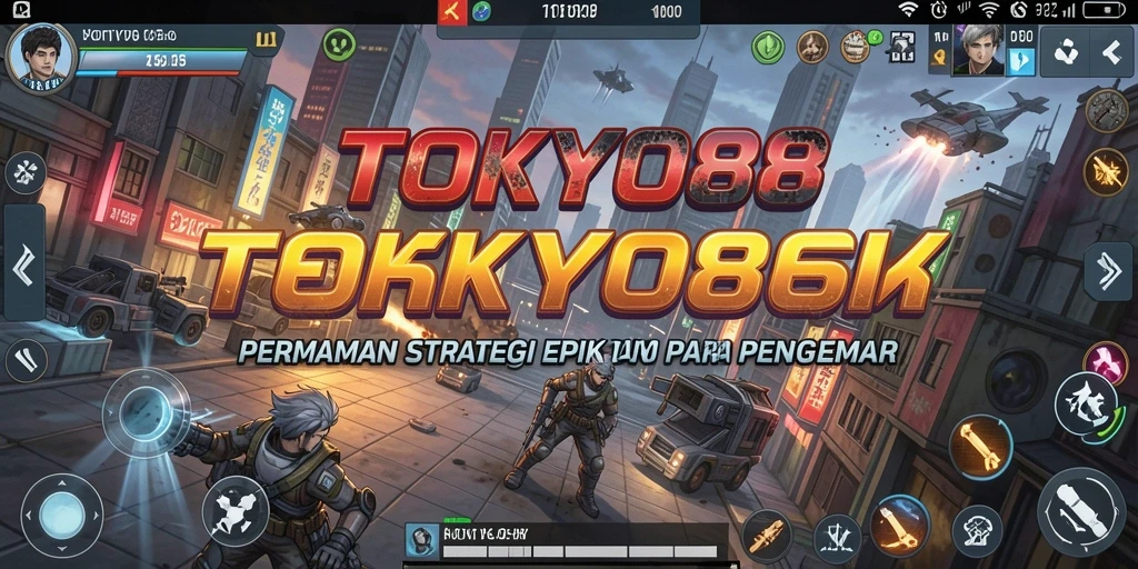 Tampilan gameplay menarik dalam strategi pertempuran TOKYO88.