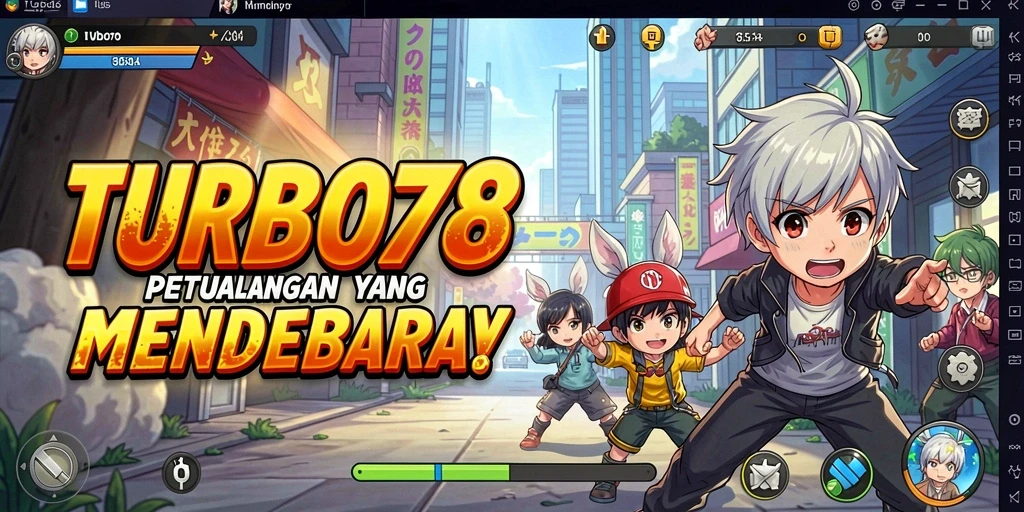 Tampilan gameplay TURBO78 yang menakjubkan di dunia Anime.